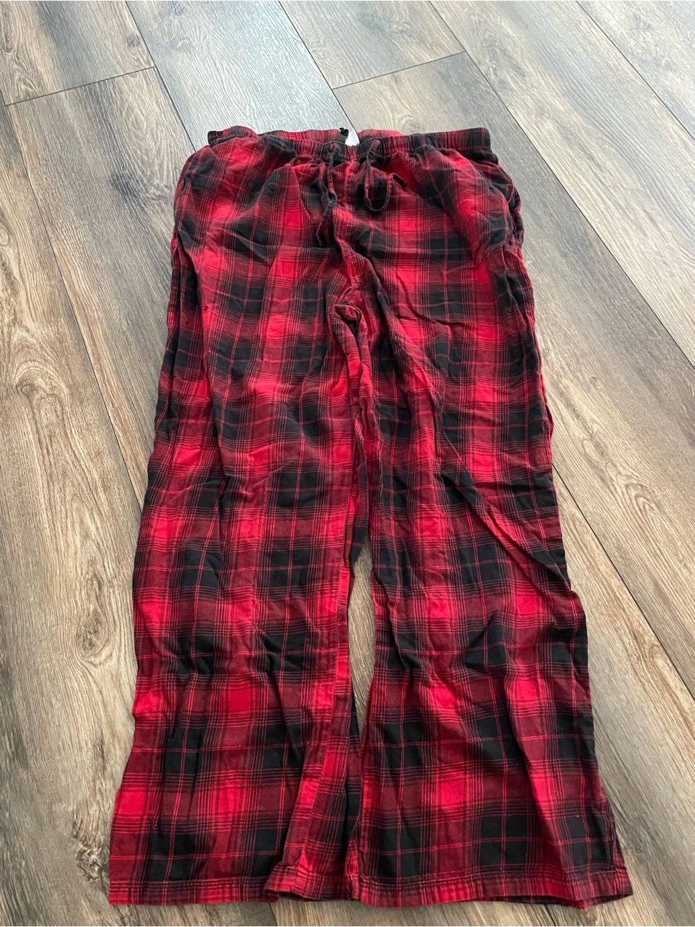 H&M Red/Black Plaid Pajama Pants Size Large